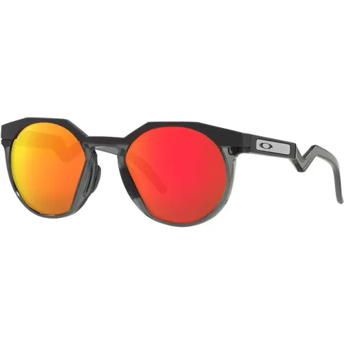 Matte Carbon Sonnenbrille mit Prizm Ruby , Herren, Größe: 52 MM - Oakley - Modalova