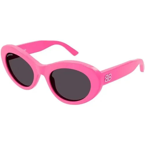 Frame Grey Lens Sunglasses , female, Sizes: 55 MM - Balenciaga - Modalova