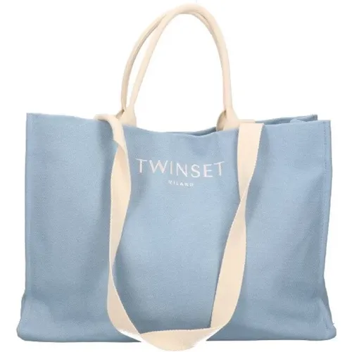 Cotton Tote Bag , female, Sizes: ONE SIZE - Twinset - Modalova