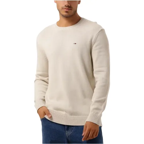 Herren Essential C-neck Pullover , Herren, Größe: S - Tommy Jeans - Modalova