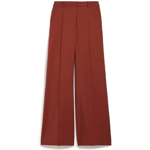 Damenhose aus Stretch-Wolle , Damen, Größe: 2XS - Max Mara Weekend - Modalova