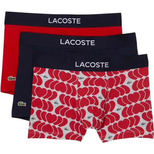 Bedruckte Trunks 3er Pack , Herren, Größe: M - Lacoste - Modalova