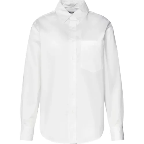 Relaxed Cotton Shirt , female, Sizes: L, M, S - Calvin Klein - Modalova