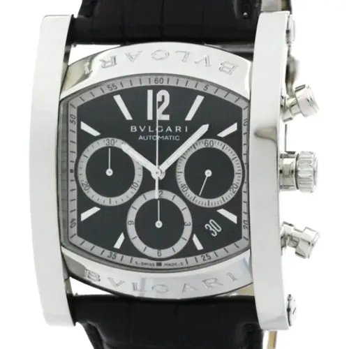 Pre-owned Stainless Steel watches , male, Sizes: ONE SIZE - Bvlgari Vintage - Modalova