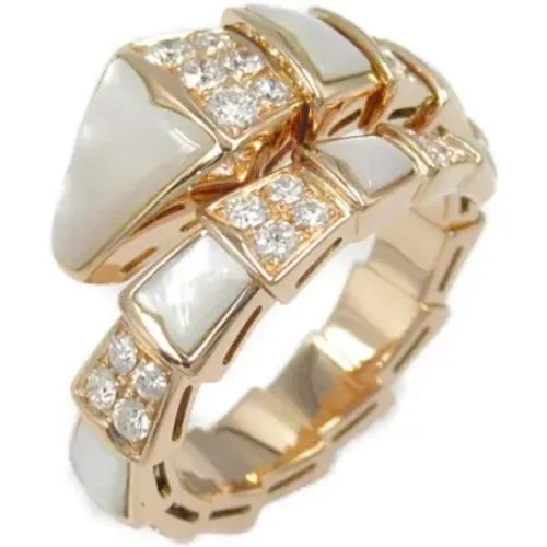 Pre-owned Rose Gold rings , female, Sizes: ONE SIZE - Bvlgari Vintage - Modalova