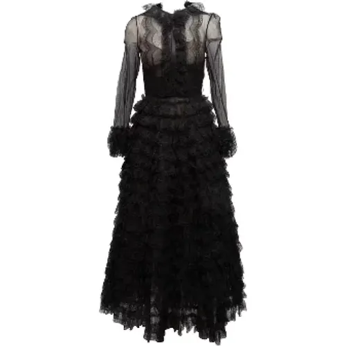 Pre-owned Raffia dresses , female, Sizes: S - Oscar De La Renta Pre-owned - Modalova