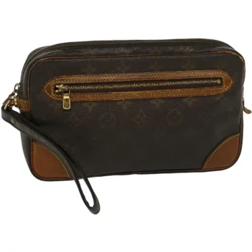 Pre-owned Canvas clutches , female, Sizes: ONE SIZE - Louis Vuitton Vintage - Modalova