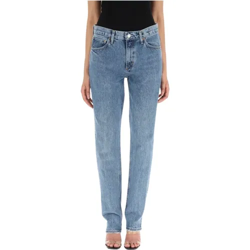 Slim Straight Leg Jeans , Damen, Größe: W32 - Agolde - Modalova