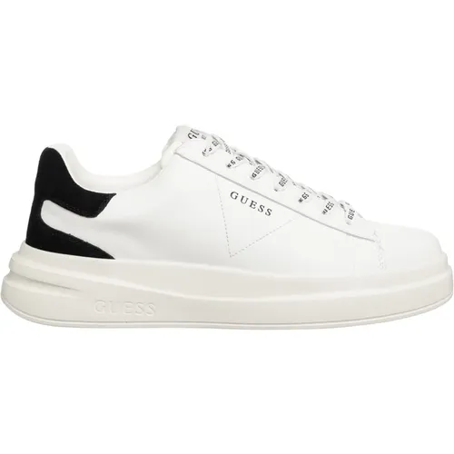 Plain Lace-Up Sneakers , male, Sizes: 11 UK, 10 UK, 8 UK, 7 UK, 9 UK, 6 UK - Guess - Modalova