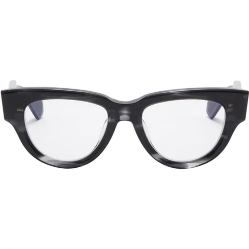 Schwarze Swirl Cat-Eye Brille - Valentino - Modalova