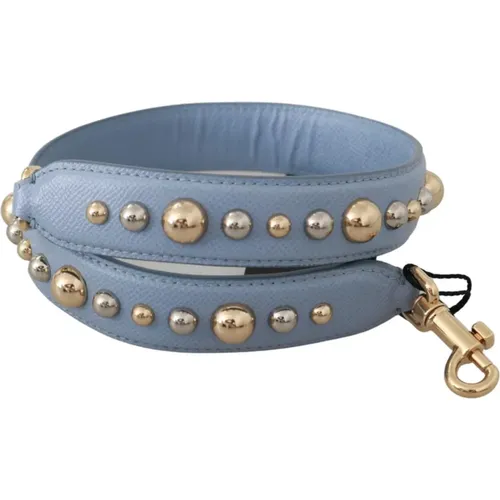 Blau Leder Schulterriemen Handtasche - Dolce & Gabbana - Modalova