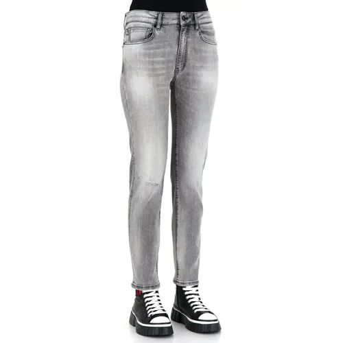 Straight Denim Jeans , female, Sizes: W26, W29, W25, W27 - Love Moschino - Modalova
