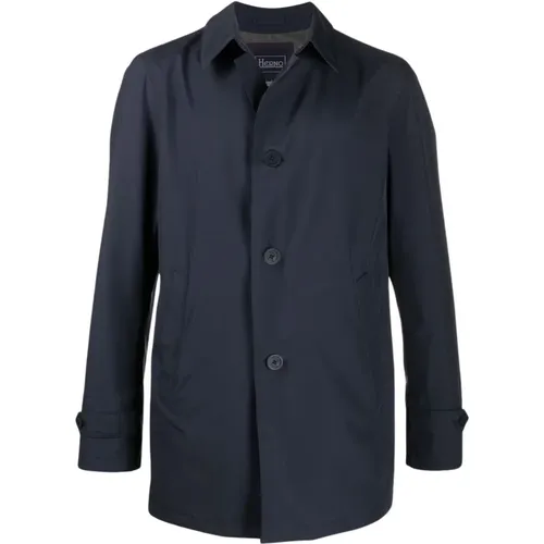 Button-Through Coat , male, Sizes: XL, 2XL - Herno - Modalova