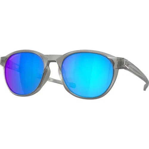 Reedmace Sonnenbrille - Matter Grey Ink/Prizm Sapphire , Herren, Größe: 54 MM - Oakley - Modalova