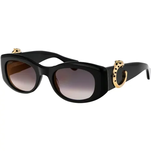 Stylische Sonnenbrille CT0472S,Feminine Acetat Cat-Eye Sonnenbrille - Cartier - Modalova