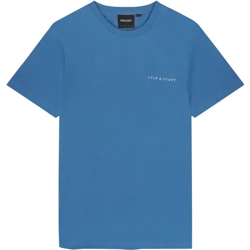 T-Shirts,Besticktes T-Shirt für Herren - Lyle & Scott - Modalova