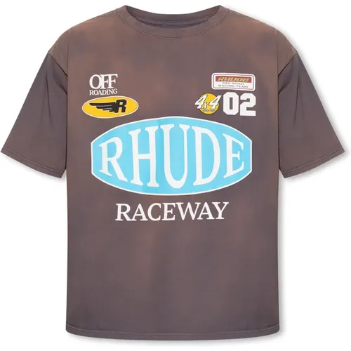 Bedrucktes T-Shirt Rhude - Rhude - Modalova
