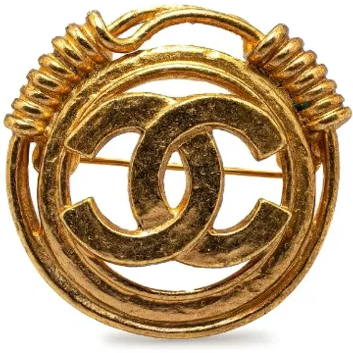 Pre-owned Metal brooches , female, Sizes: ONE SIZE - Chanel Vintage - Modalova