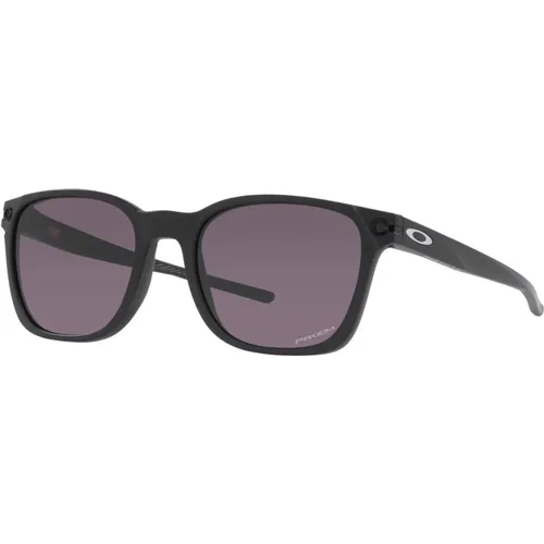 Quadratische Graue Sonnenbrille mit UV-Schutz - Oakley - Modalova