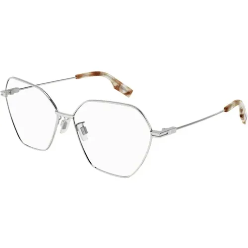 Geometric Oversized Glasses for Women , female, Sizes: ONE SIZE - alexander mcqueen - Modalova