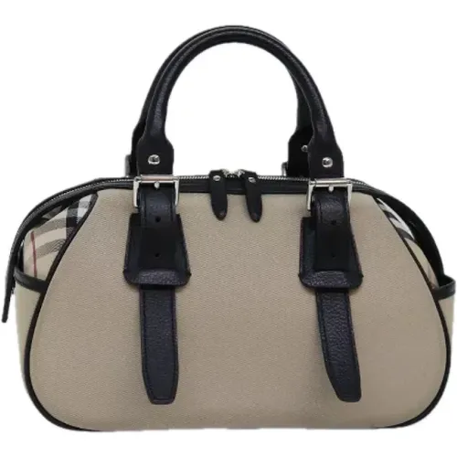 Pre-owned Canvas handbags , female, Sizes: ONE SIZE - Burberry Vintage - Modalova