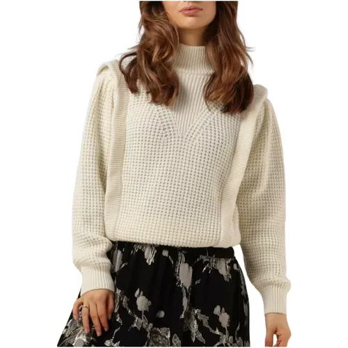 Kalima Pullover Sweater Weiß , Damen, Größe: XS - Levete Room - Modalova