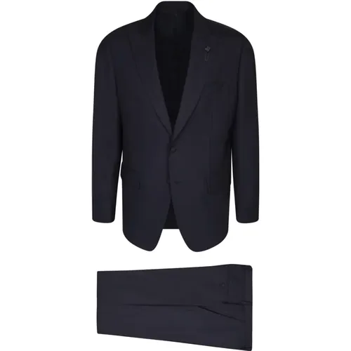 Wool suit by , male, Sizes: XL, L, S, M - Lardini - Modalova