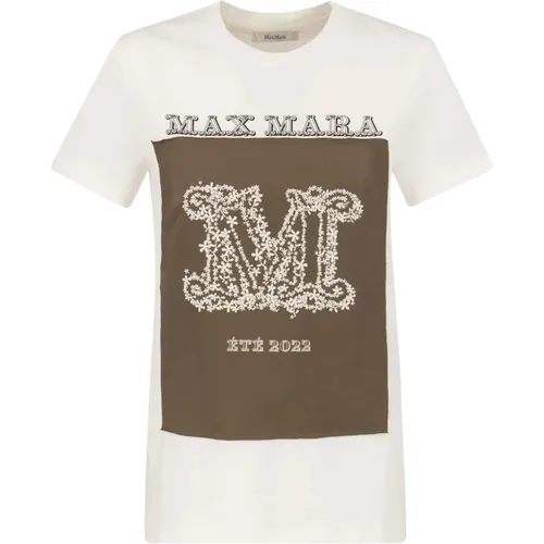 Elegant T-Shirt for Fashion-Forward Females , female, Sizes: XS - Max Mara - Modalova