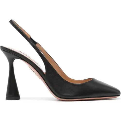 Amore Pump 95 Schwarze High Heels - Aquazzura - Modalova