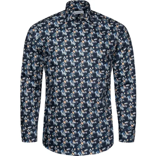 Print Shirt, Easy Iron, Skjorte , male, Sizes: L, M, XL - Eton - Modalova