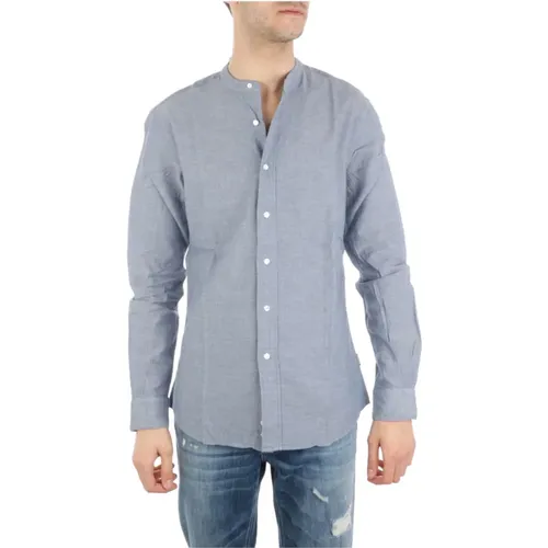 BlueOOS Men`s Shirts , male, Sizes: 3XL, L, XL - Aspesi - Modalova