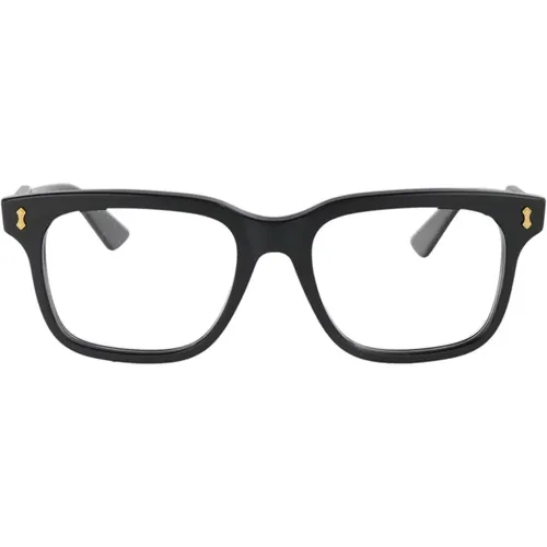 Stilvolle Brille für Modernen Mann , Herren, Größe: 52 MM - Gucci - Modalova