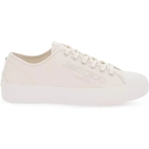 Palma M Leinwand-Sneakers mit Besticktem Logo , Herren, Größe: 42 EU - Jimmy Choo - Modalova