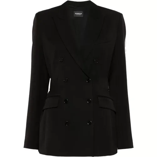 Double-Breasted Blazer , female, Sizes: M - Dondup - Modalova