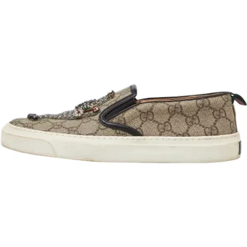 Pre-owned Coated canvas sneakers , female, Sizes: 4 UK - Gucci Vintage - Modalova