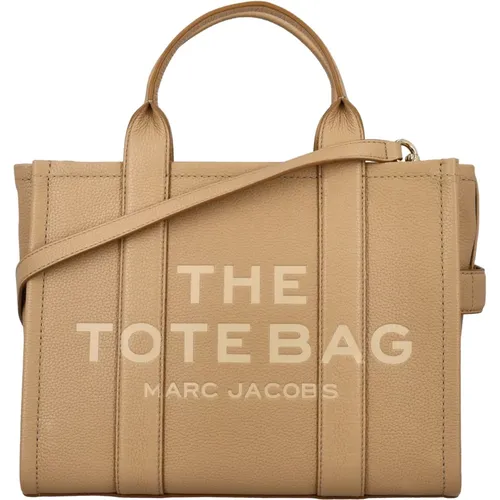 Camel Leather Tote Bag , female, Sizes: ONE SIZE - Marc Jacobs - Modalova