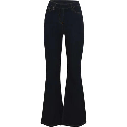 Klische Flared Jeans mit Kontrastnähten , Damen, Größe: 3XL - Kocca - Modalova