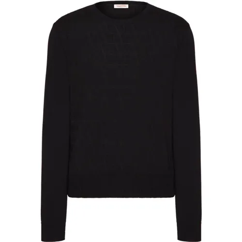 Iconographic Sweater in Virgin Wool , male, Sizes: M, L, XL - Valentino Garavani - Modalova
