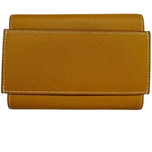 Pre-owned Leather wallets , male, Sizes: ONE SIZE - Hermès Vintage - Modalova