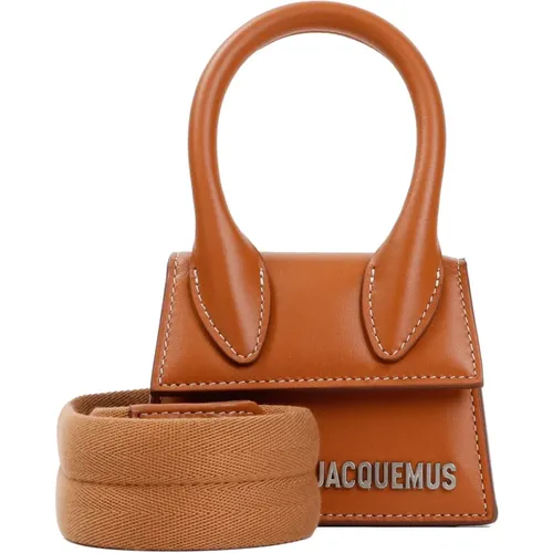 Braune Leder-Schultertasche - Jacquemus - Modalova