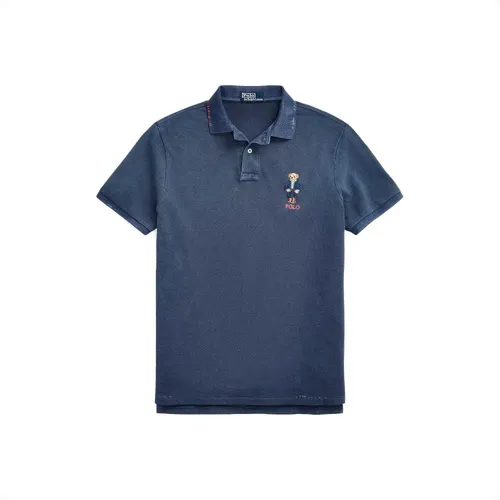 Blaues Casual Kurzarm Polo Shirt - Polo Ralph Lauren - Modalova