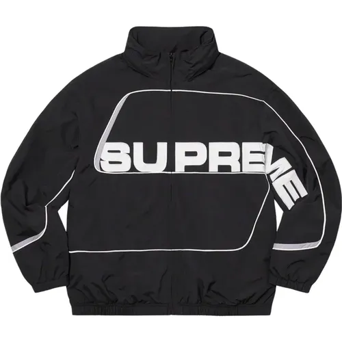 Limitierte Auflage Schwarze Track Jacket - Supreme - Modalova