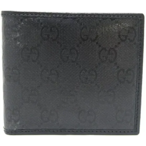 Pre-owned Leather wallets , male, Sizes: ONE SIZE - Gucci Vintage - Modalova