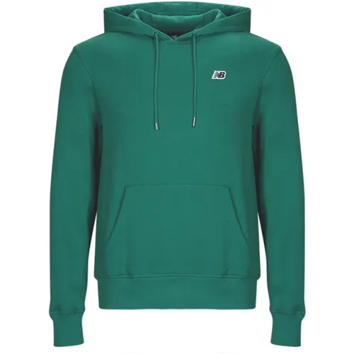 Kapuzenpullover mit kleinem Logo , Herren, Größe: M - New Balance - Modalova