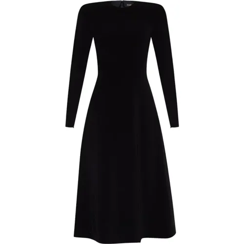 Schwarzes Kleid mit Reißverschlussdetails - Balenciaga - Modalova