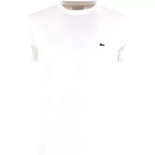 Embroidered Logo T-Shirt , male, Sizes: XS, L - Lacoste - Modalova