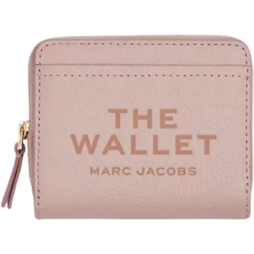 Leather Mini Compact Wallet , female, Sizes: ONE SIZE - Marc Jacobs - Modalova