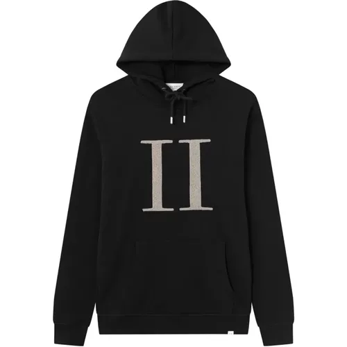 Bouclé Hoodie mit Encore Logo , Herren, Größe: L - Les Deux - Modalova