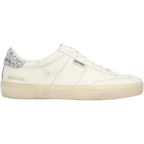 Leder sneakers , Damen, Größe: 36 EU - Golden Goose - Modalova