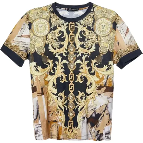 Pre-owned Cotton tops , male, Sizes: M - Versace Pre-owned - Modalova